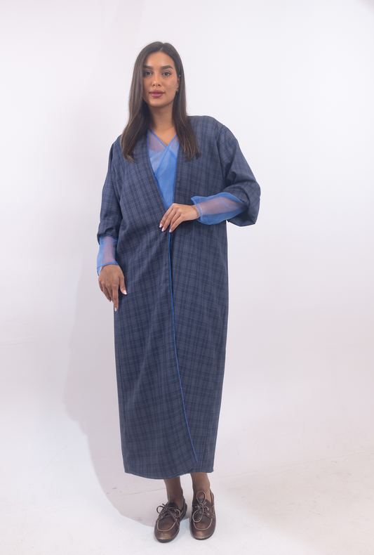 Blue Grid - Women